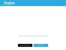 Tablet Screenshot of designsbyfusion.com